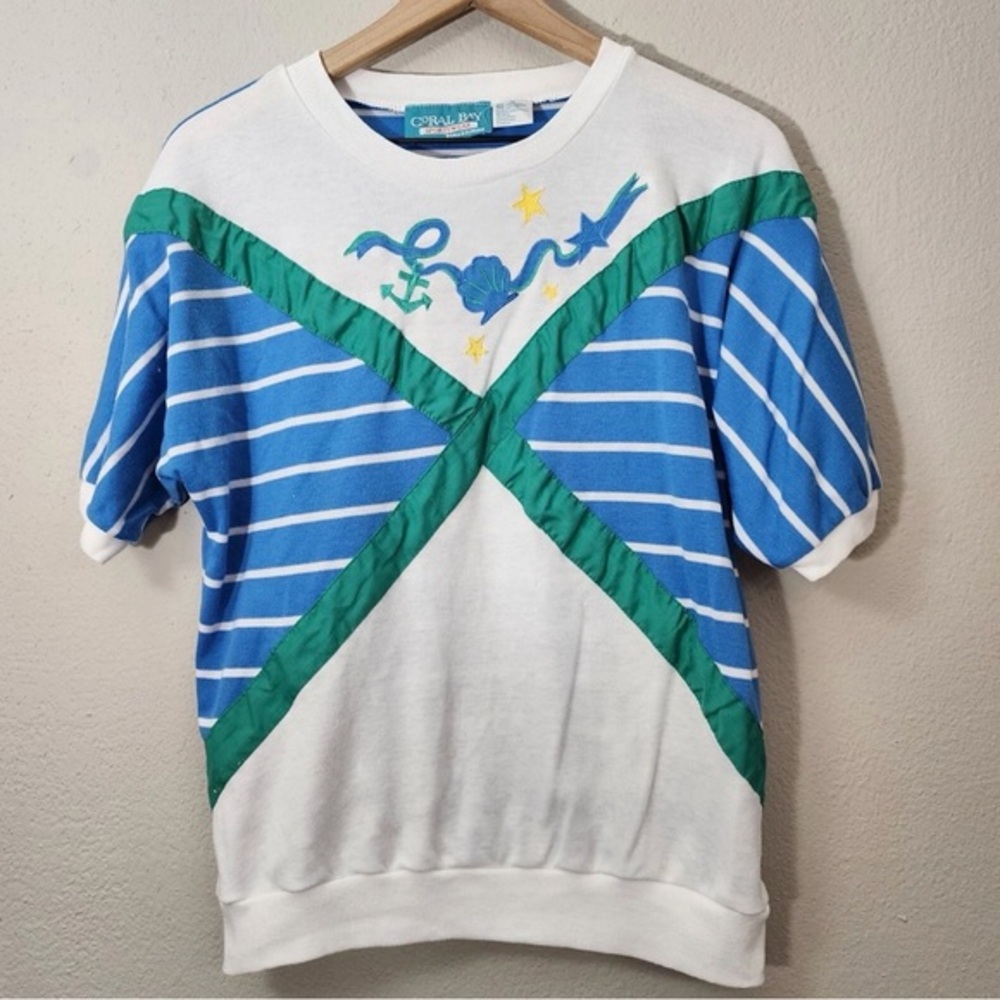 Vintage - Coral Bay - Nautical Top - Picture 1 of 8